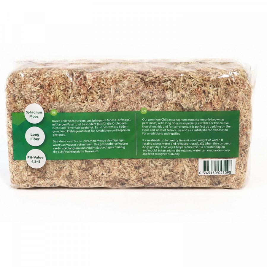 Dried Sphagnum moss from Chile 150g